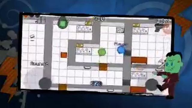 Обзор игры с другом" Zombie Cubes Free" смотреть онлайн