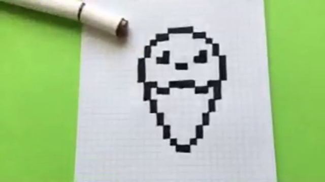 Стрим -Рисуем Мороженое Рожок ?- pixel art draw an ice cream смотреть онлайн