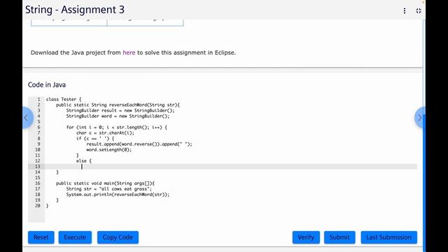 Infosys Springboard Lex Assignment Answers | String | Programming Using Java смотреть онлайн