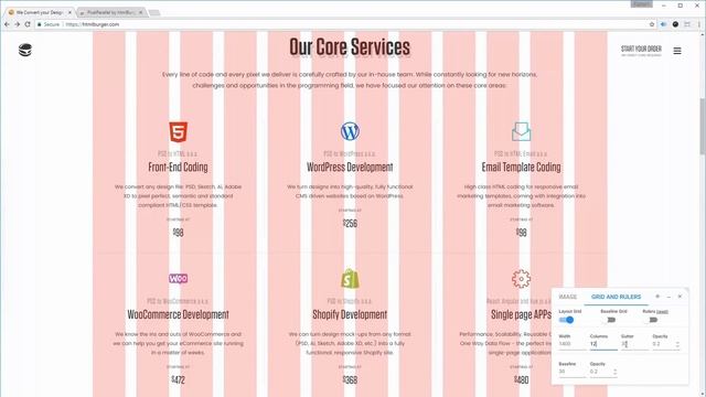 Pixel Parallel - Google Chrome Extension for Pixel-Perfect Markup смотреть онлайн