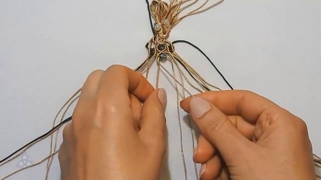 Green Macrame Beaded Bracelet Tutorial - Easy Macrame Craft Idea смотреть онлайн