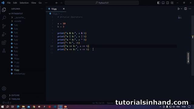 Bitwise Operators in Python #pythonforbeginners #viral смотреть онлайн