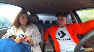 Пранк в машине Красавица ? и Гопник из 90-х ? Реакция девушки на Необычное свидание #пранк #юмор