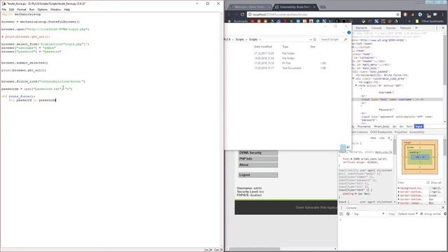 How to Create a Simple Brute Force Script using Python 3 (DVWA) смотреть онлайн
