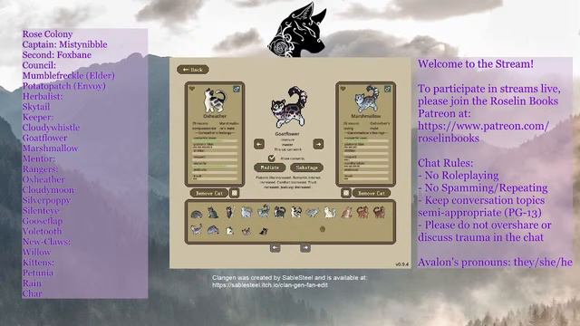 Rose Colony Year Four [Patron Stream] смотреть онлайн