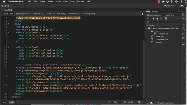 micromedia2017 Bootstrap navbar смотреть онлайн