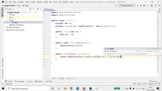 Implementing Undirected Graph in Java, (Graphs Part 1). смотреть онлайн