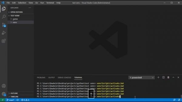 Виртуальное окружение пайтон. Virtual env python. Принцип действия, установка, пример.