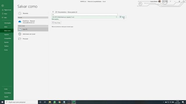 Passar de xls ou xlsx para csv смотреть онлайн