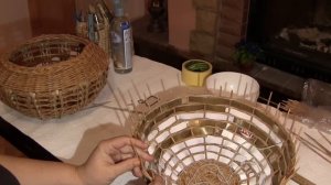 Плетёный абажур своими руками. Автор Елена Тищенко.