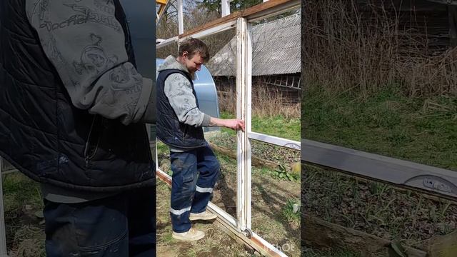 Откатные двери и форточки в теплице смотреть онлайн