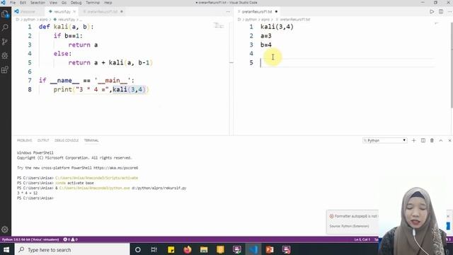 Rekursif - Kali Faktorial Python 3 Bahasa Indonesia смотреть онлайн