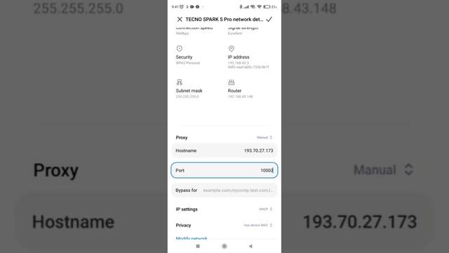 How To Set-up Proxy Server On Android Phone Through Wi-Fi Connection.