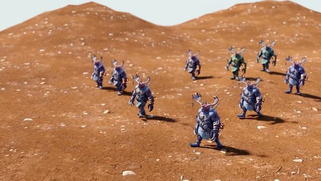 Crowd made via Animation Nodes and MeshCache modifier in blender смотреть онлайн