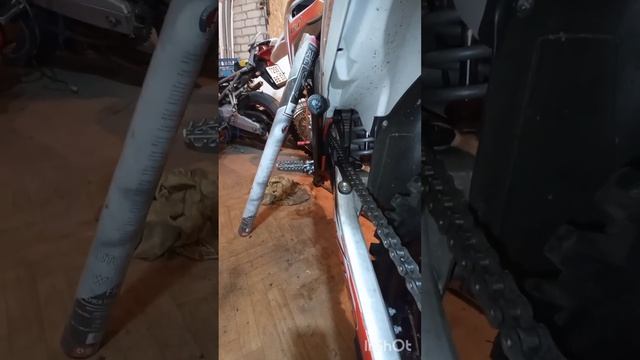 Kayo K6 ,изготавливаю боковую подножку. смотреть онлайн