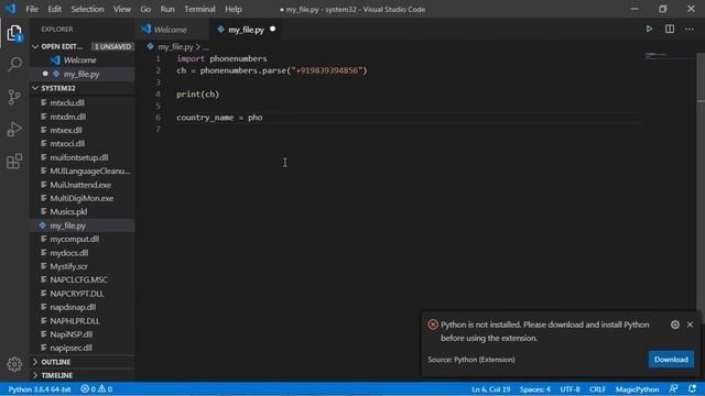 phonenumbers python | (In Hindi) смотреть онлайн