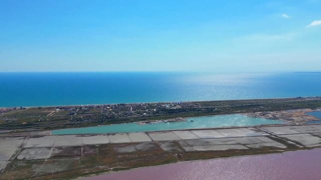 Озеро Сасык-Сиваш (Розовое озеро) ? Сакский район. Крым ? смотреть онлайн