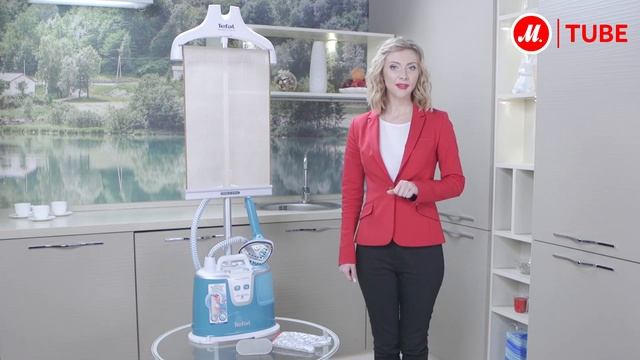 Обзор вертикального отпаривателя Tefal IS8360E1 от эксперта «М.Видео» смотреть онлайн