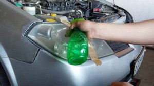 Полировка фар зубной пастой