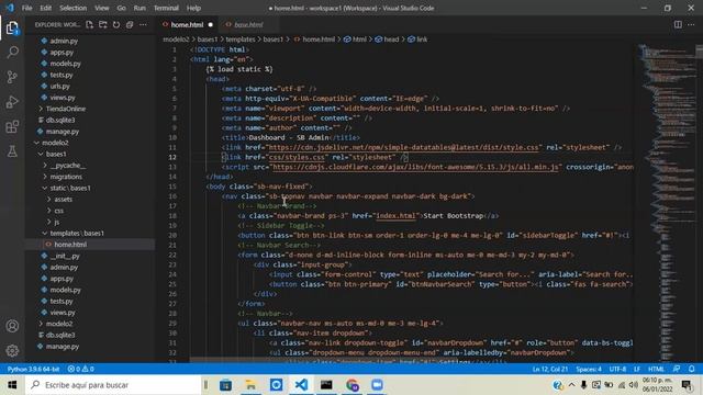 DJANGO AND BOOTSTRAP- CLASS 5- STATIC FILES смотреть онлайн