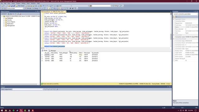 Membuat Database dengan SQL Server 2014 Management Studio & Visualisasi Database dengan power BI смотреть онлайн