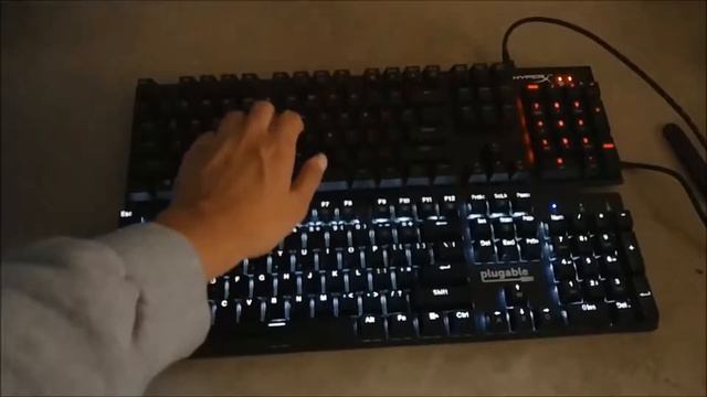 Hyper X Alloy FPS vs Plugable keyboard смотреть онлайн