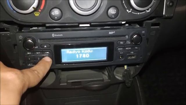 Renault Fluence Megane 3 Teyp Kodu Nasıl Girilir ?