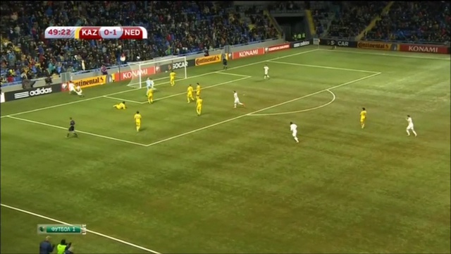 Kazakhstan 1-2 Netherlands (Euro Qualifying 2016) смотреть онлайн
