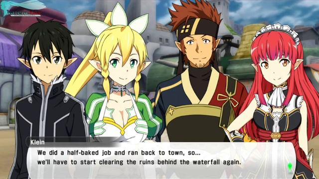 Sword Art Online: - Lost Song - Часть 19 (Темное прошлое Rain) (На русском) walkthrough смотреть онлайн