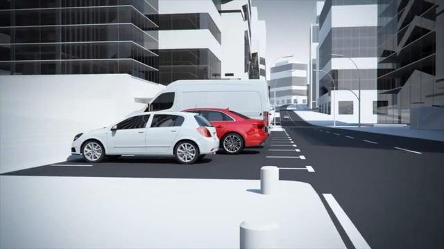 Audi's Rear Cross Traffic Assist | Glenmore Audi смотреть онлайн