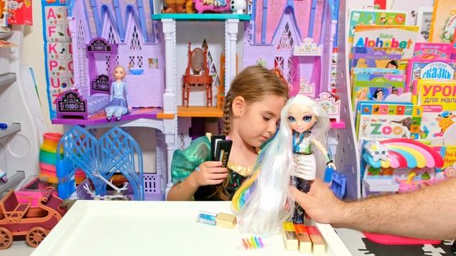 Распаковка! Открываем Rainbow High Hair Studio !!! Новая радужная кукла!!!