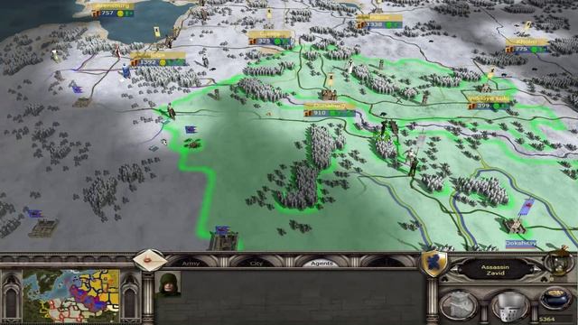 M2TW: Kingdoms Teutonic Hotseat - Novgorod Turn 8 смотреть онлайн