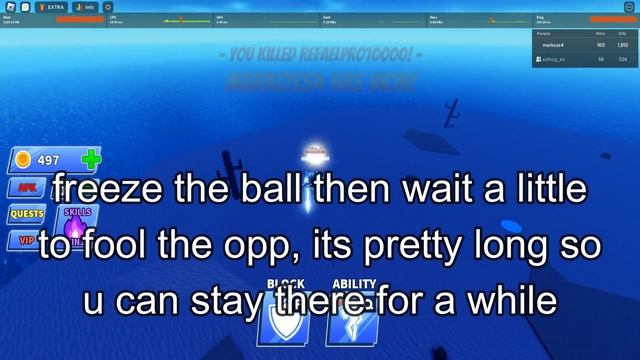 How To Use The Freeze Ability In Blade Ball (OP Ability) смотреть онлайн