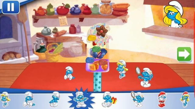 Пекарня Смурфиков/The Smurfs Bakery.Приготовь Вкусные Десерты для Смурфиков.Вкусный Мультик Игра смотреть онлайн