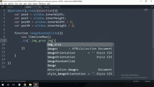 JavaScript Image Particles Random Moving Animation with gsap.js смотреть онлайн