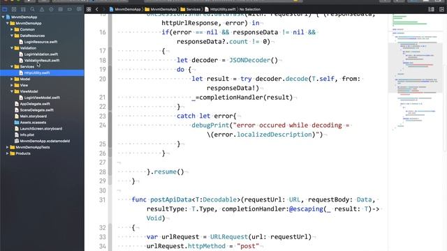 Model View ViewModel (MVVM) pattern using delegate protocol in swift for beginners in Hindi смотреть онлайн