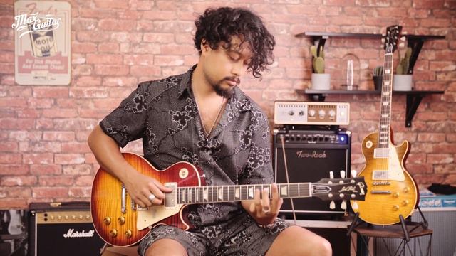 Gibson Custom Shop 1959 Les Paul Max Guitar 15th Anniversary 2019 gear demo смотреть онлайн