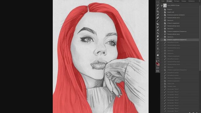 Painting in Photoshop timelapse (source) 2019 02 21 смотреть онлайн