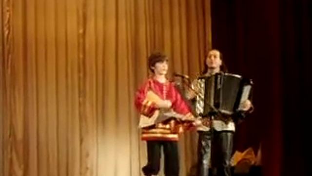 Саратов 100 летие Консерватории 2012 год. Детский фольклорный фестиваль.Частушки смотреть онлайн