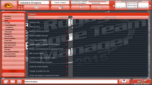 Présentation de Rugby League Team Manager 2015 en VF смотреть онлайн