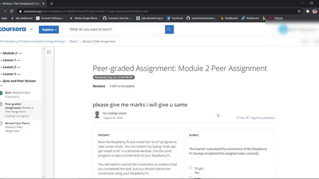The Raspberry Pi Platform and Python Programming for the Raspberry Pi, week (1-4) All Quiz Answers смотреть онлайн