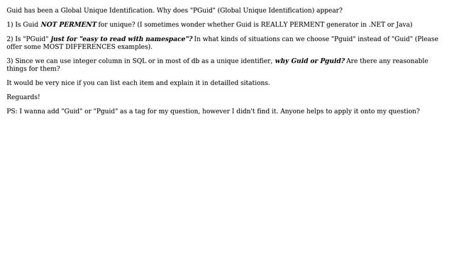 Software Engineering: AutoIncrement Integer Column,Guid or PGuid, which to choose? (2 Solutions!!) смотреть онлайн