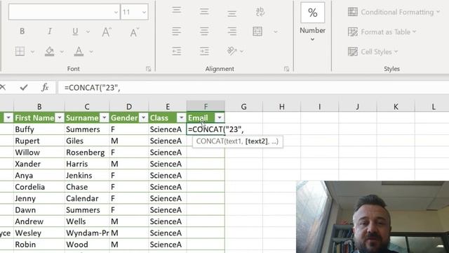 Concatenate in Excel - Easy email lists смотреть онлайн