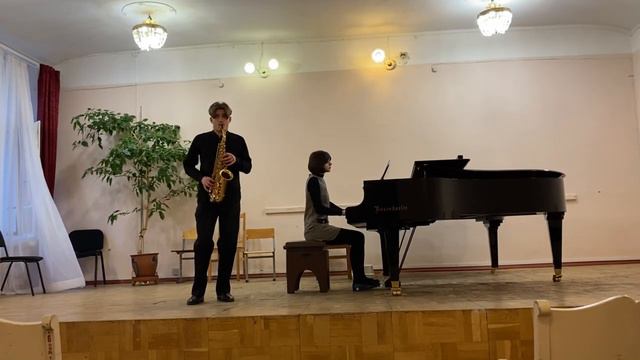 Ф. Вудс. Соната для саксофона и фортепиано. 1 ч. // Тимофей Борисов смотреть онлайн