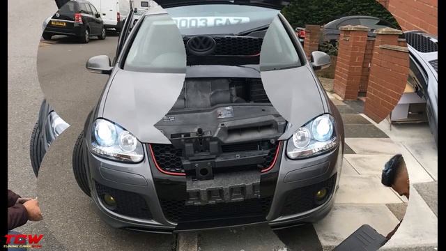 Grey VW Golf MK5 Bagged on WCI Wheels Tuning Build смотреть онлайн