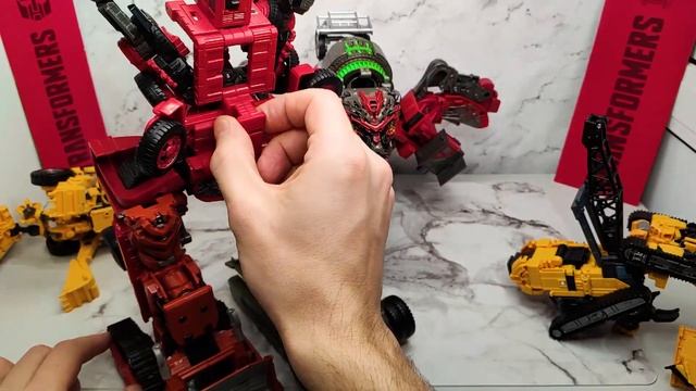 Девастатор/Devastator, трансформер, обзор и сборка фигурки, Studio Series. смотреть онлайн