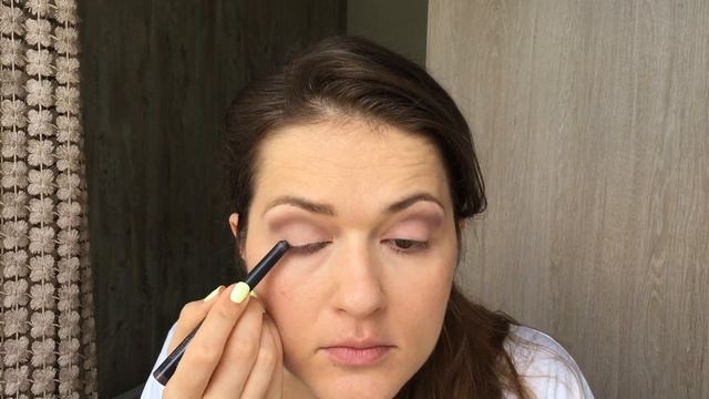 Дневной мэйк в лиловых тонах. Make Up Tutorial.