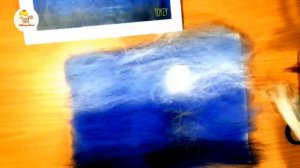 Валяние  для начинающих.Детская картина из шерсти "Парус"