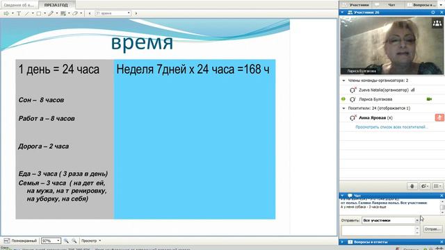 Один год из жизни женщины. Вебинар Ларисы Булгаковой смотреть онлайн