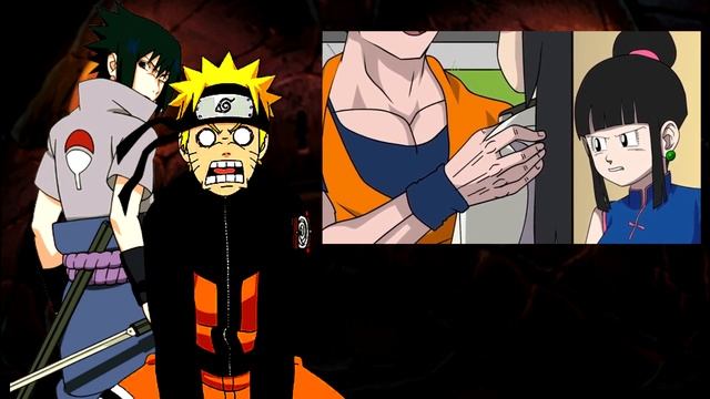 WHY GOKUUUU!!! Naruto and Sasuke React to Cheater Ball Z @SSJ9K1 смотреть онлайн